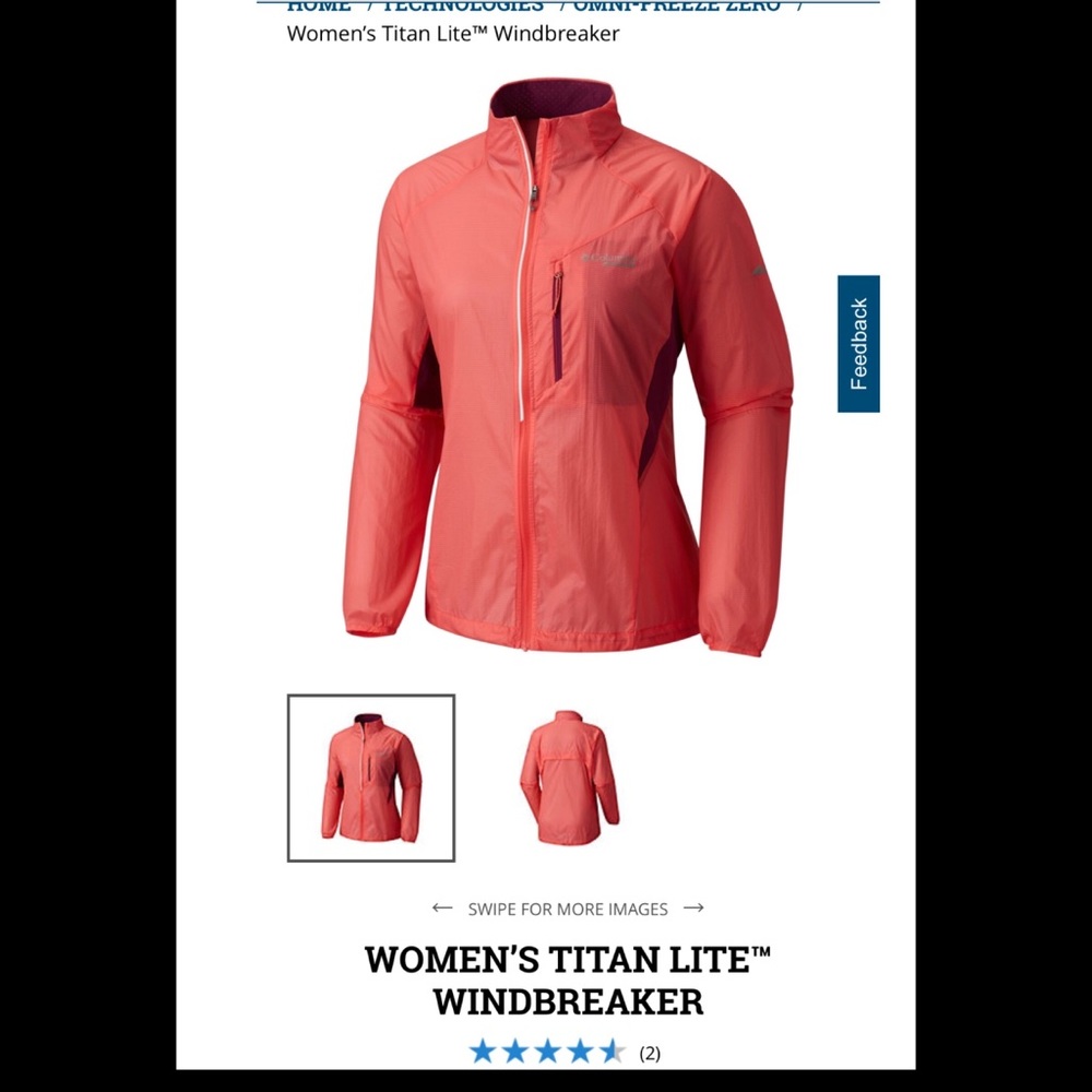 Columbia light Omni-repellant jacket!!